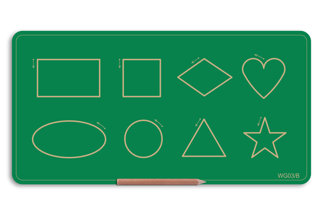 Wooden Big Shapes Board