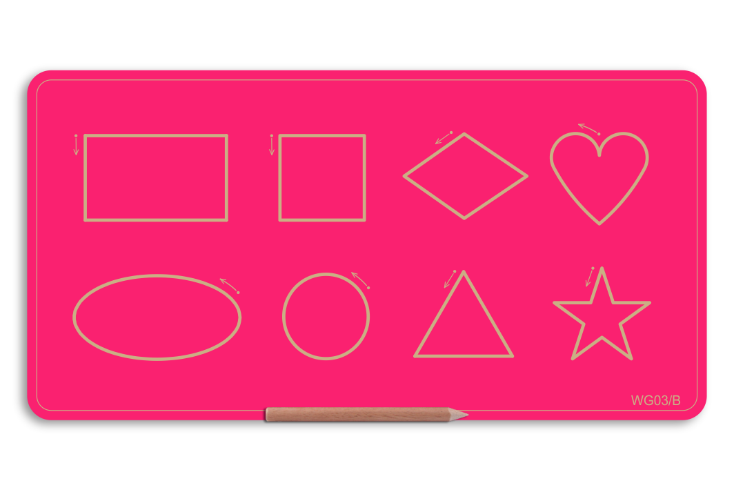Wooden Big Shapes Board