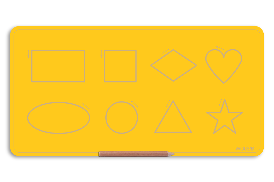 Wooden Big Shapes Board
