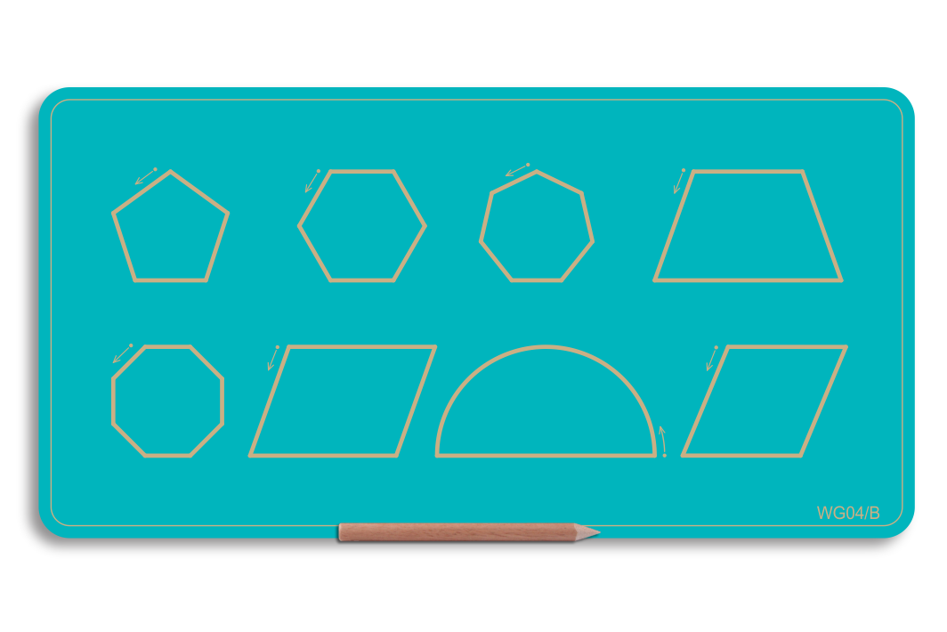 Wooden Big Shapes Board