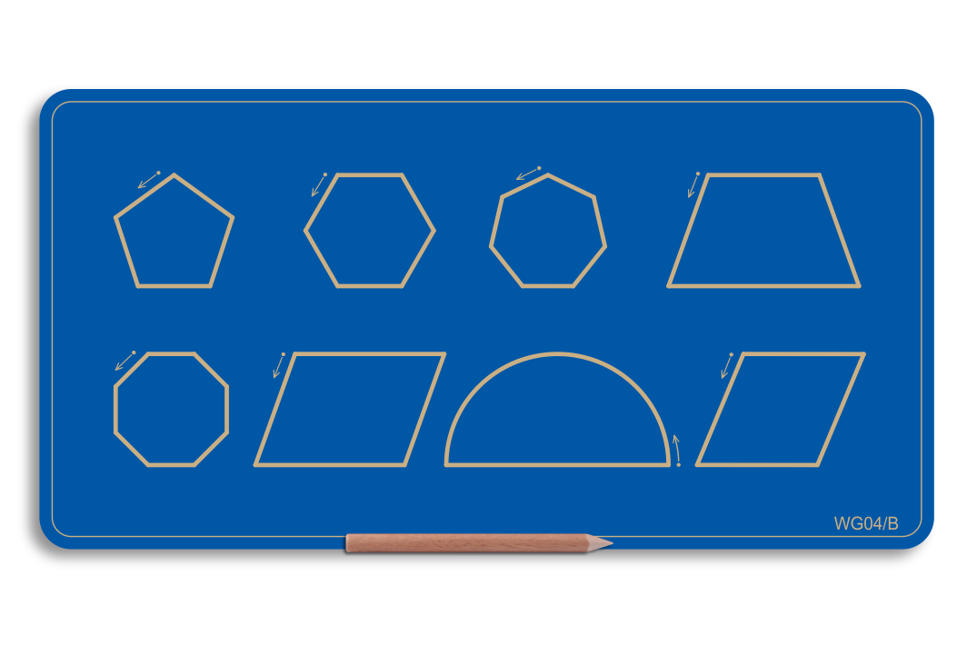 Wooden Big Shapes Board