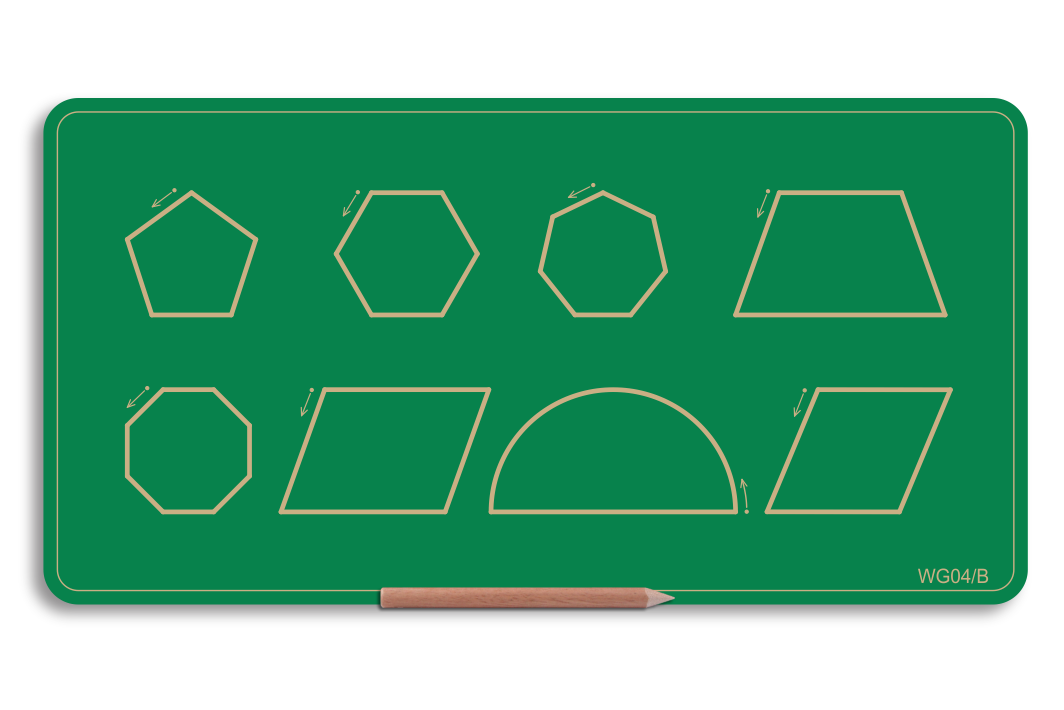 Wooden Big Shapes Board