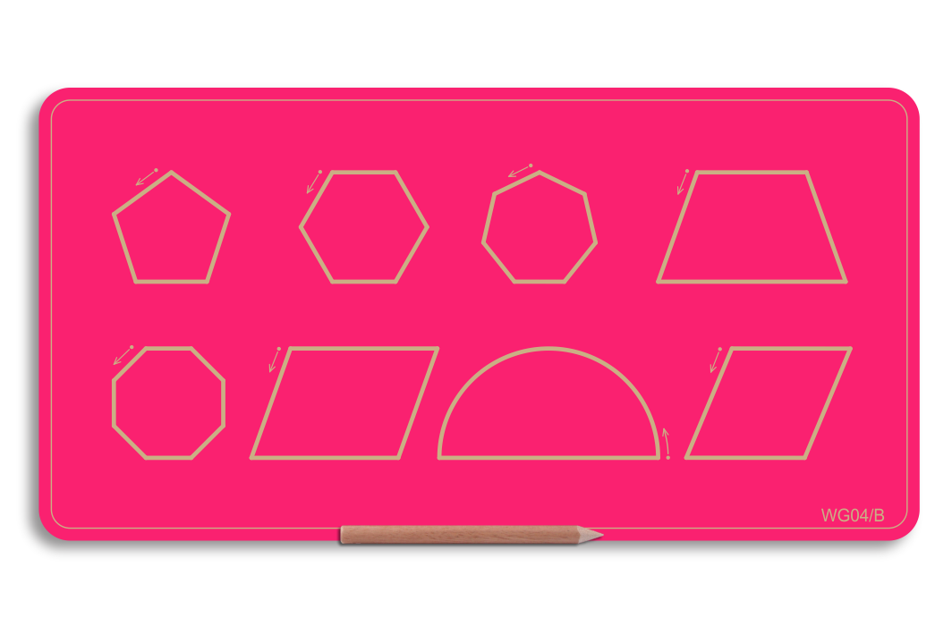 Wooden Big Shapes Board