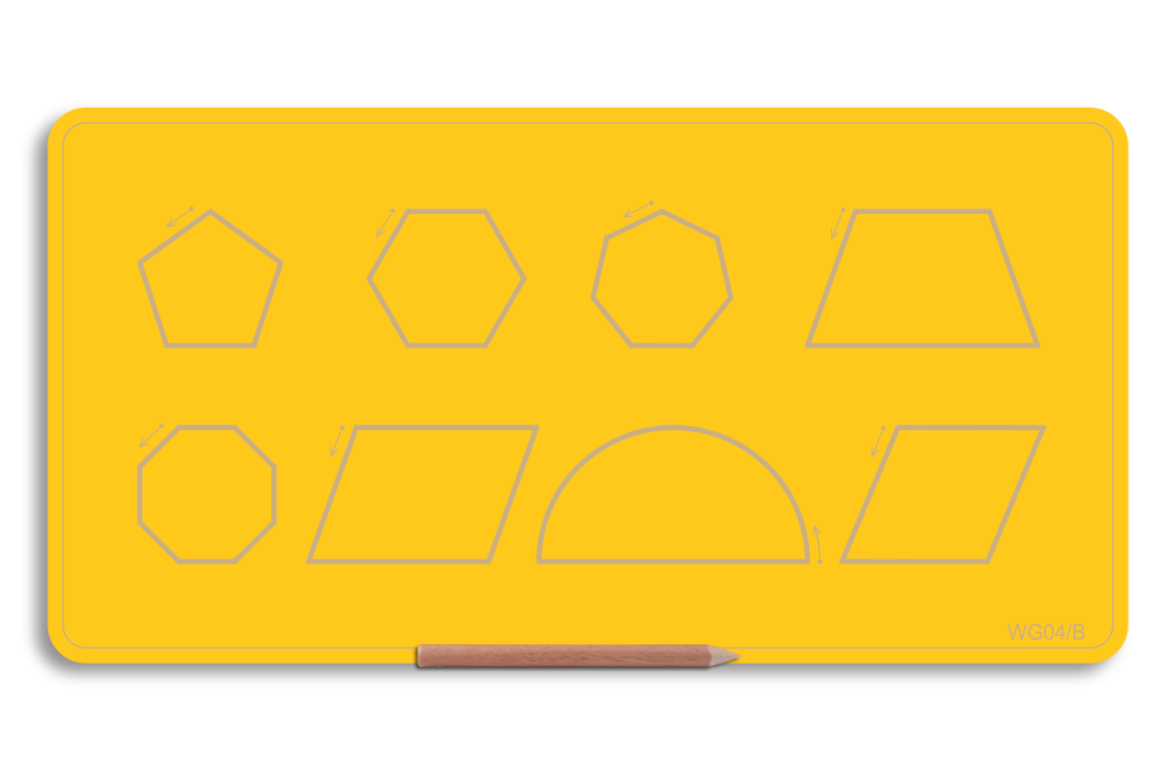 Wooden Big Shapes Board