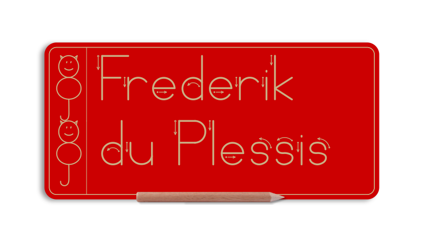 WriteRight My First Name & Surname board - Alt Print