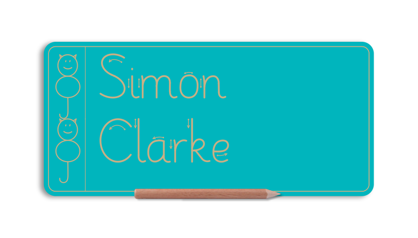 WriteRight My First Name & Surname board - Sassoon