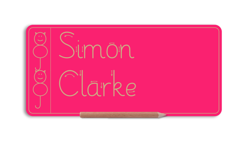 WriteRight My First Name & Surname board - Sassoon