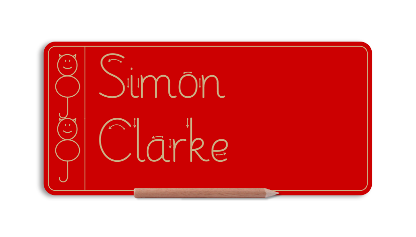 WriteRight My First Name & Surname board - Sassoon