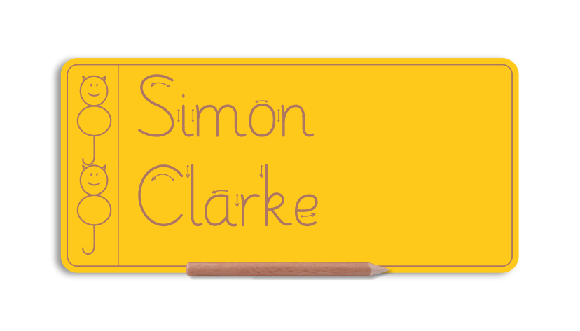 WriteRight My First Name & Surname board - Sassoon