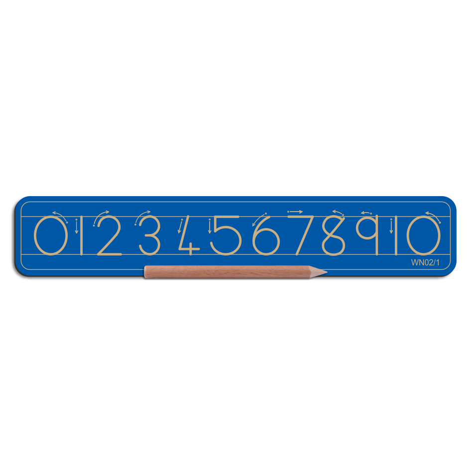 Write Right WN02/1 Numbers 0 -10 with lines
