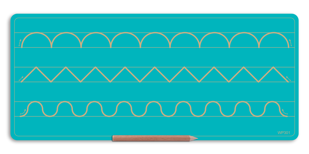 Wooden 3 Pattern Board