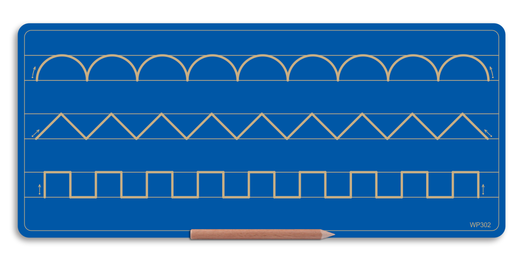 Wooden 3 Pattern Board