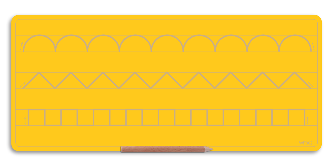Wooden 3 Pattern Board