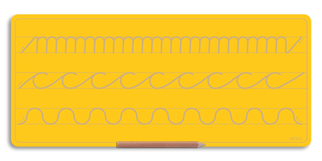 Wooden 3 Pattern Board