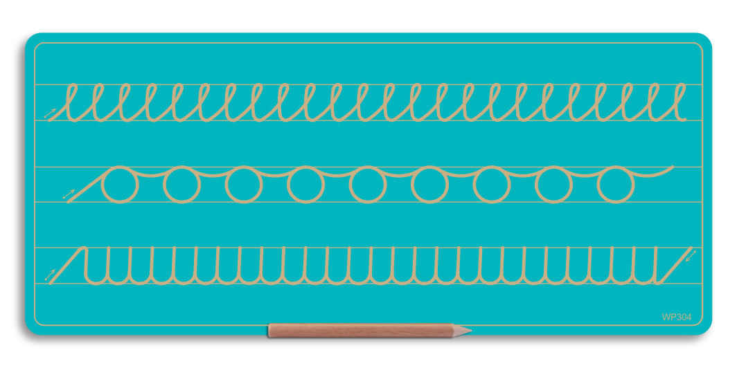 Wooden 3 Pattern Board