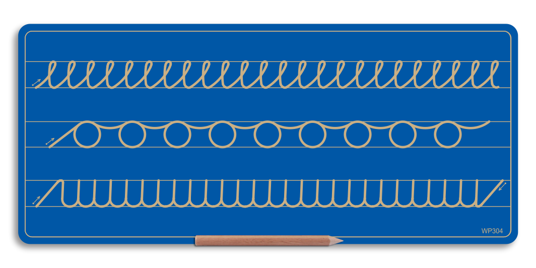 Wooden 3 Pattern Board