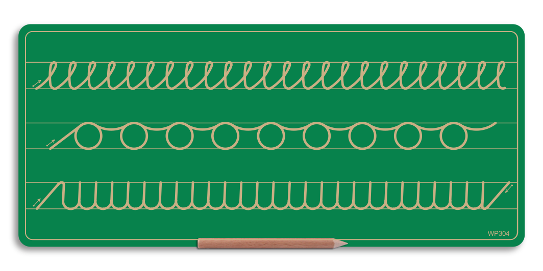Wooden 3 Pattern Board