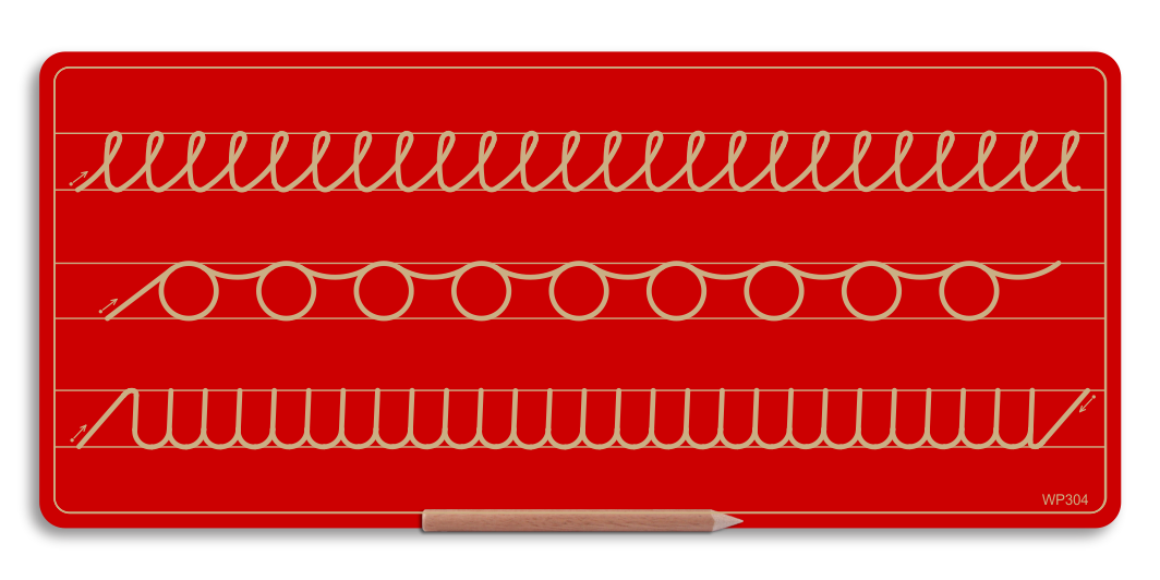 Wooden 3 Pattern Board