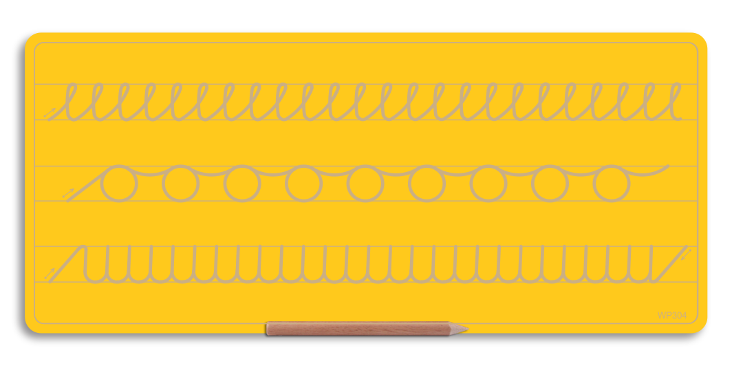 Wooden 3 Pattern Board