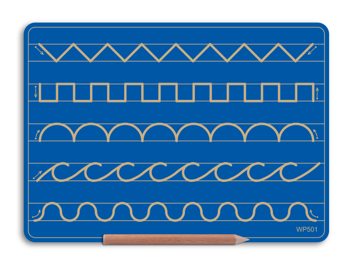 Wooden 5 Pattern Board