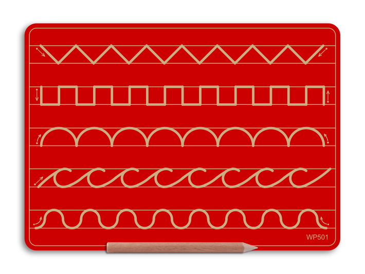 Wooden 5 Pattern Board
