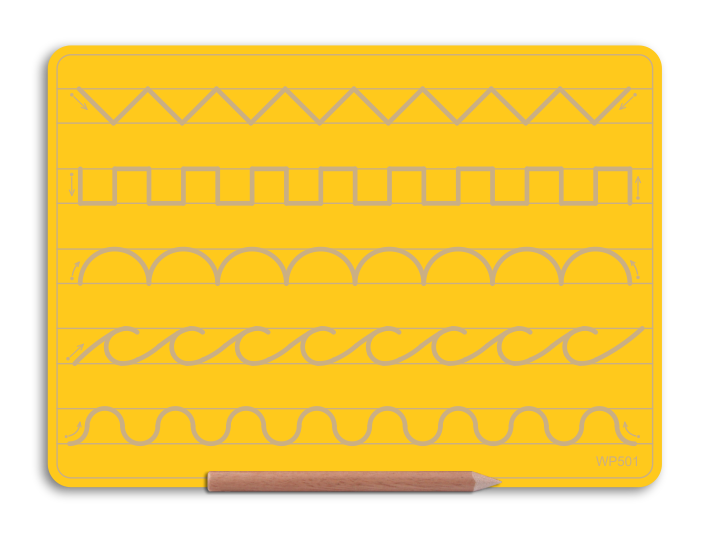 Wooden 5 Pattern Board