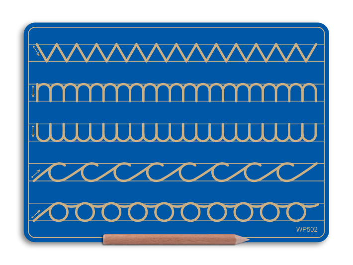 Wooden 5 Pattern Board