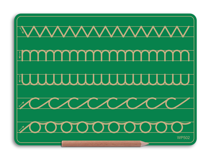 Wooden 5 Pattern Board