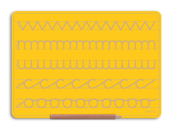 Wooden 5 Pattern Board