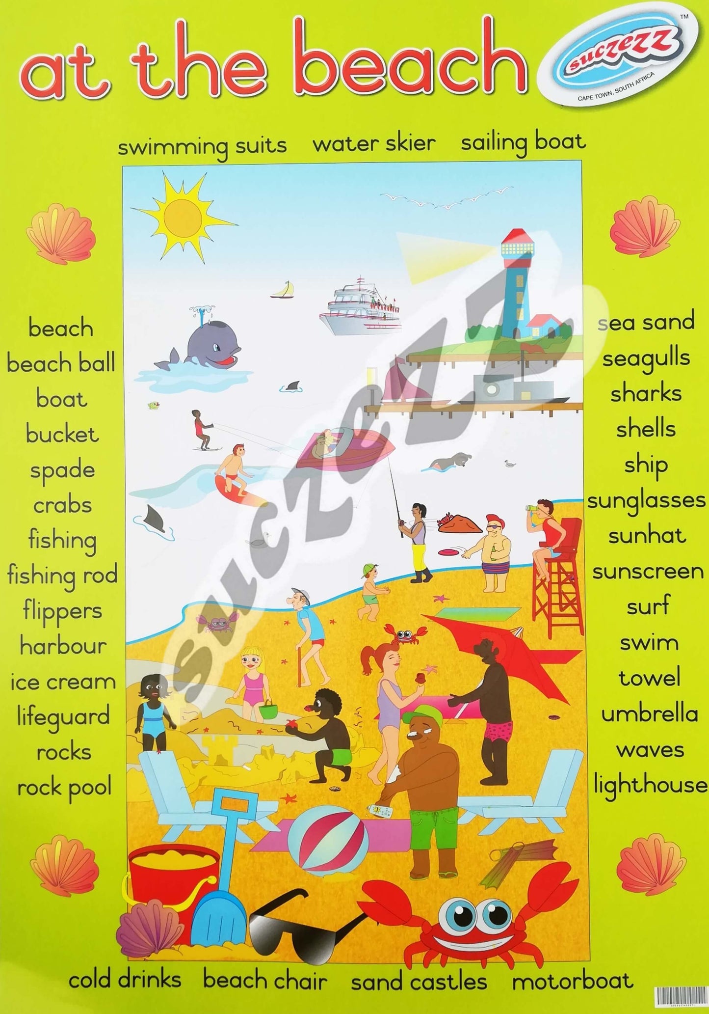 Poster - At the Beach