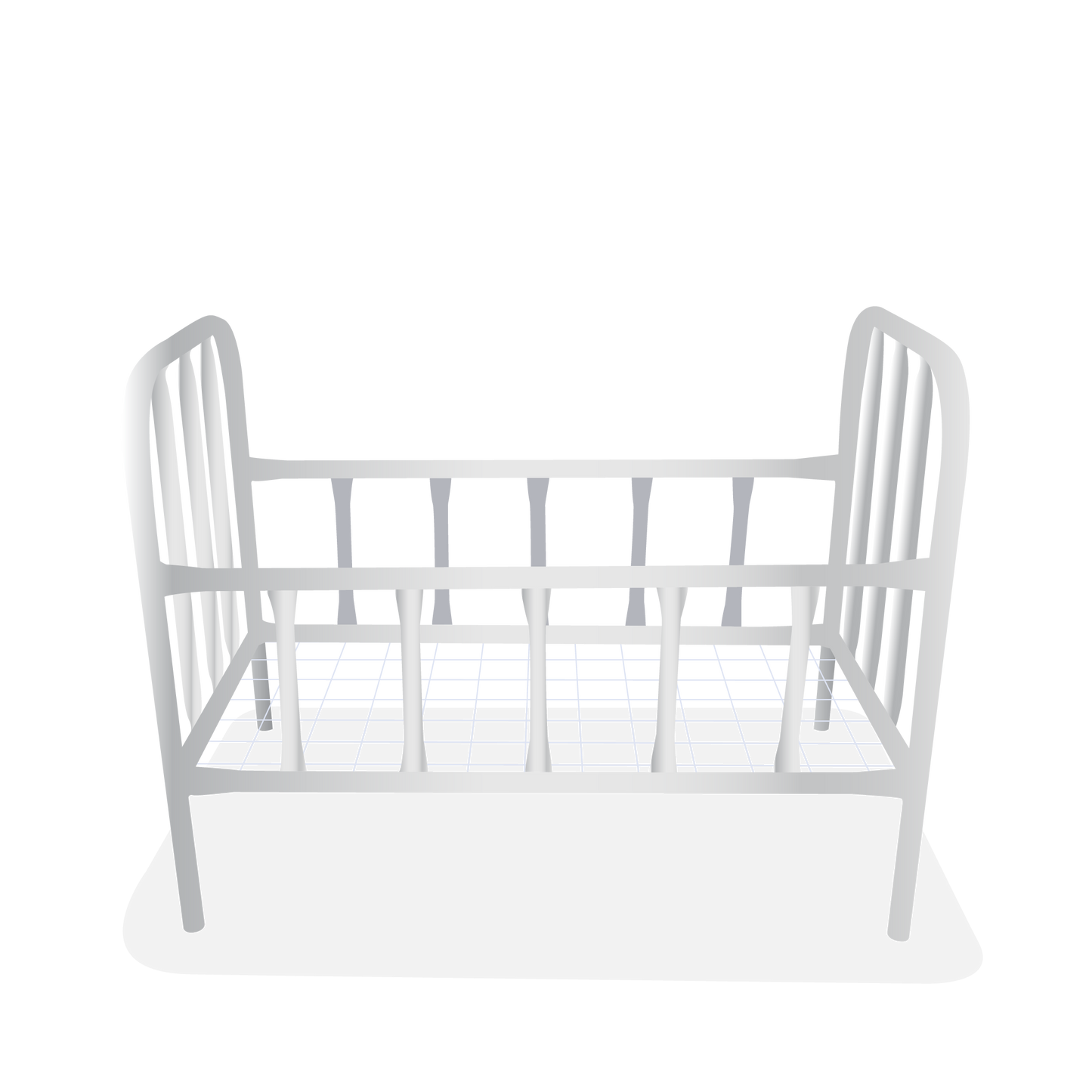 Baby Doll Bed - Steel, (courier costs do not apply contact for quotation)