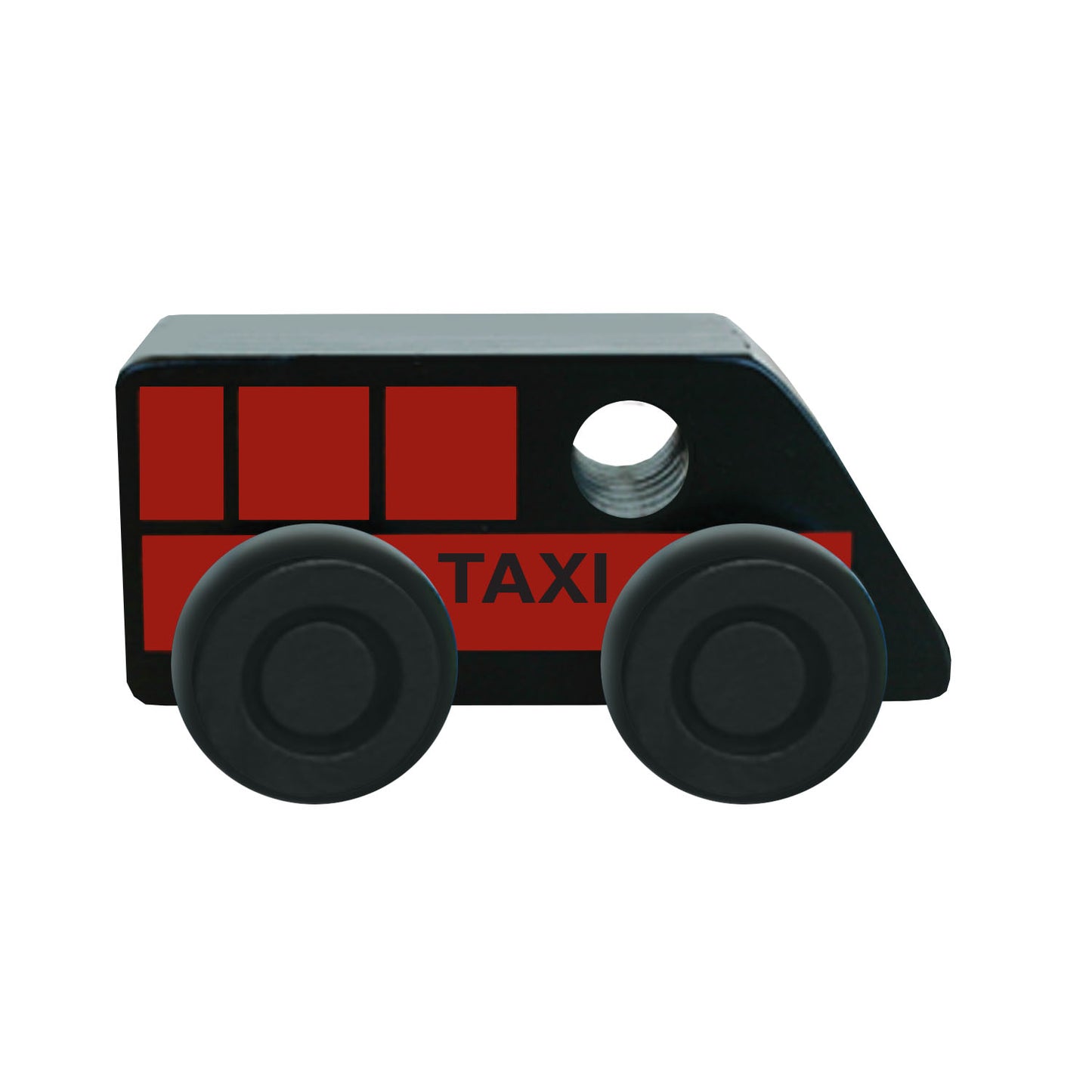 Wooden Car - Black Taxi