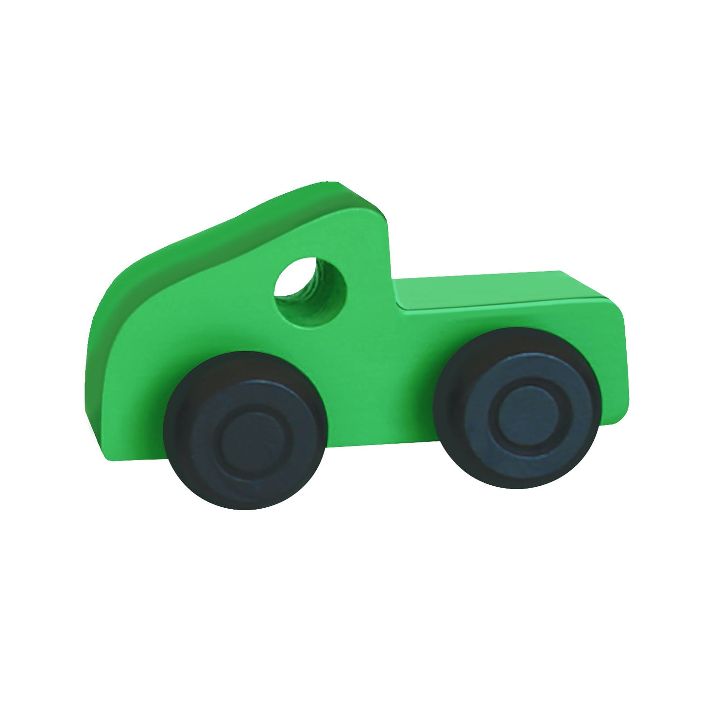 Wooden Car - Green Pick Up