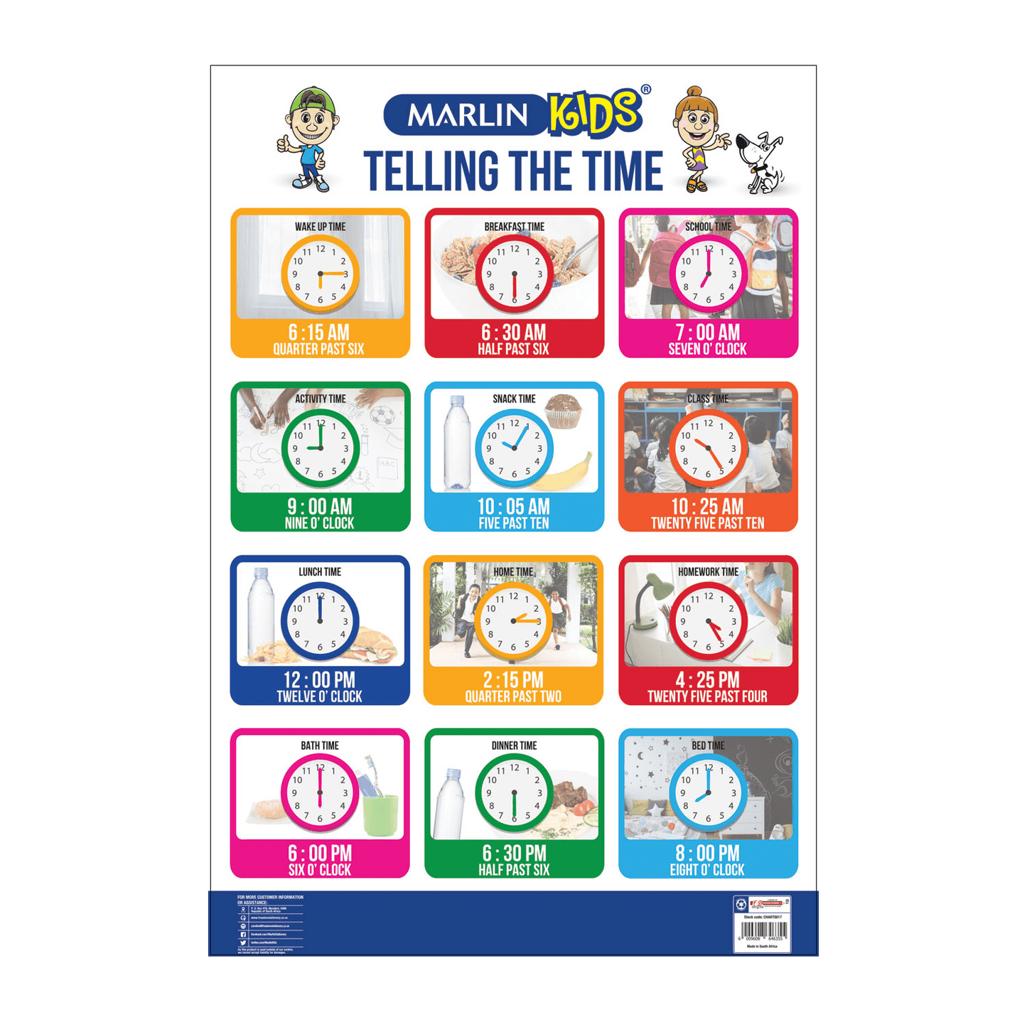Chart - Telling the time