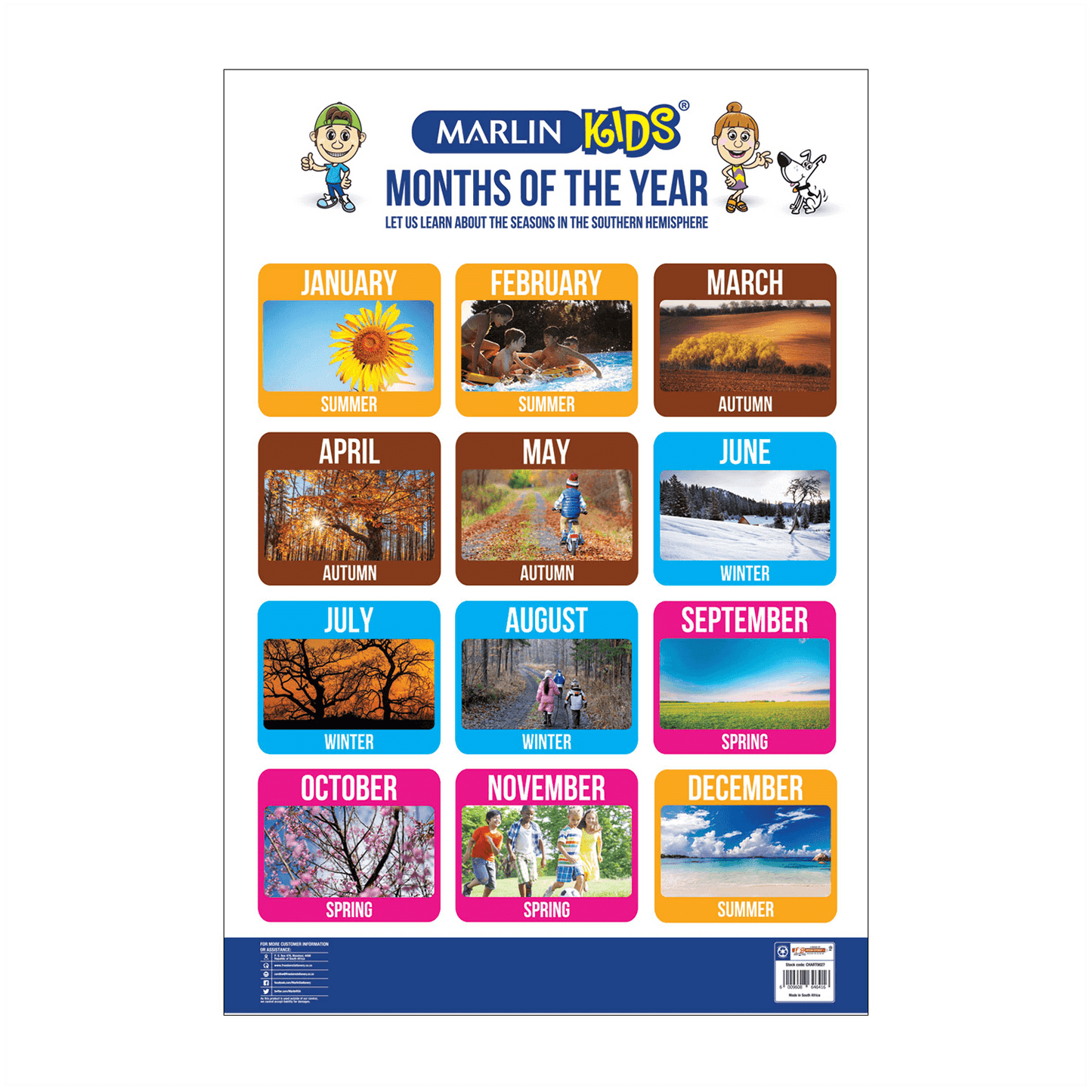 Chart - Months of the Year