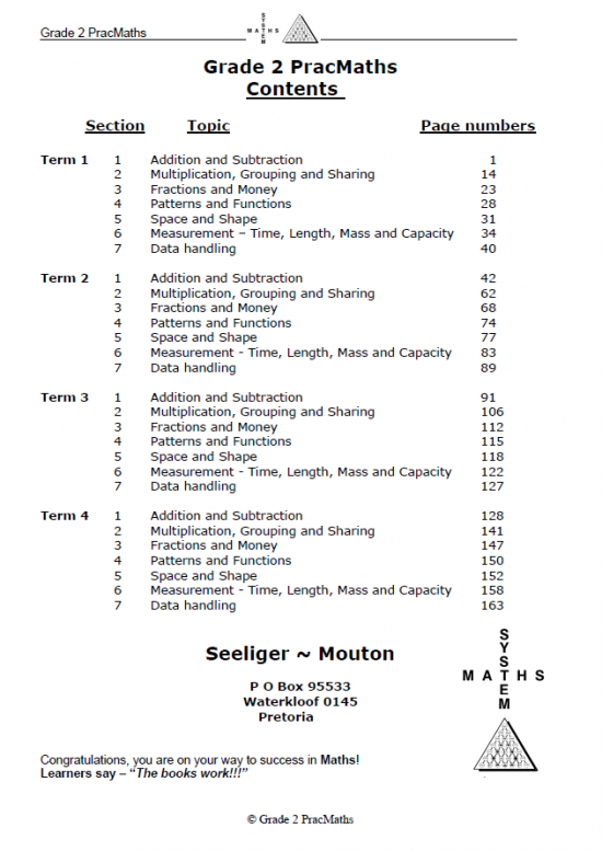 Book PracMaths Grade 2 Eng