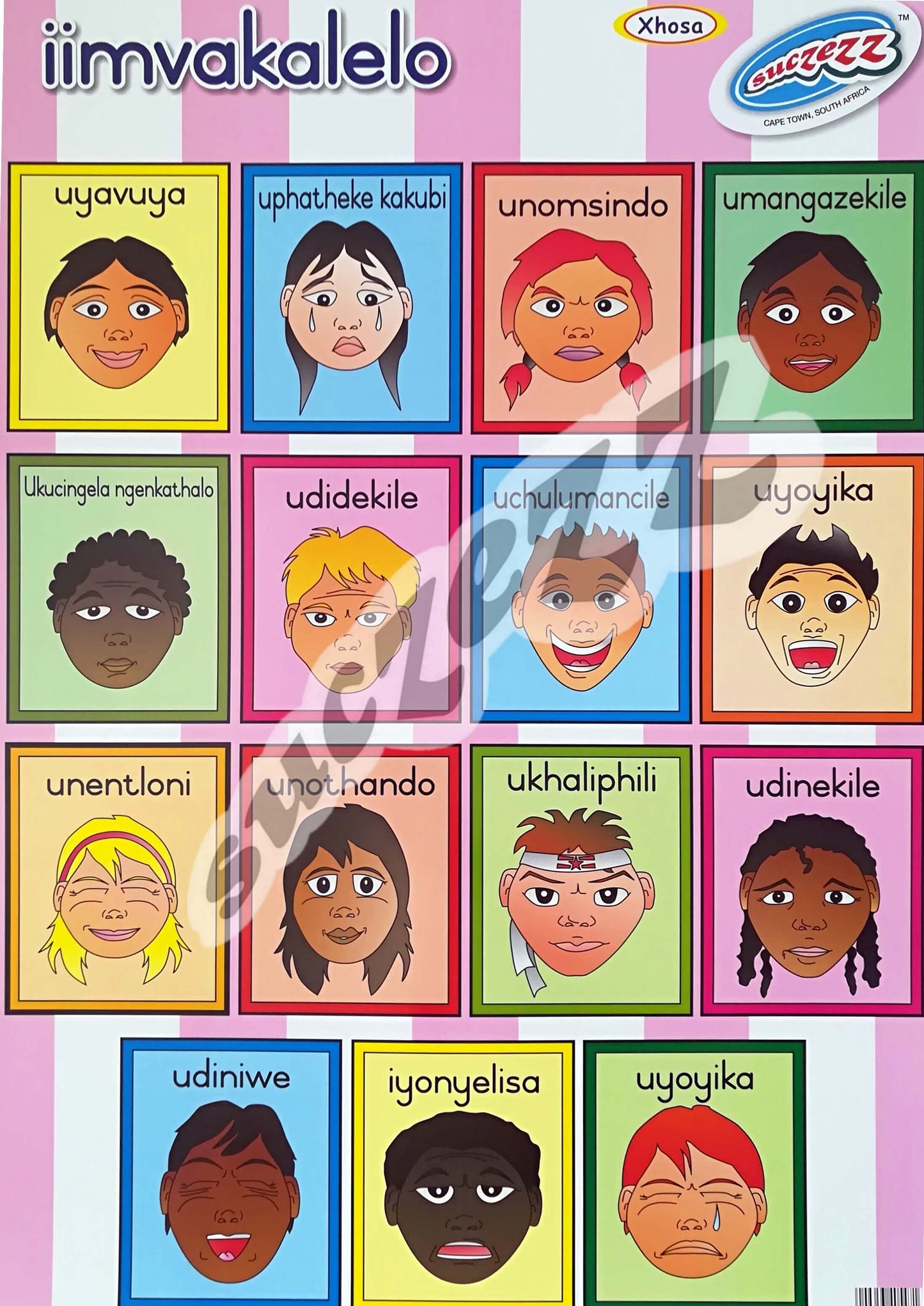 Poster - Iimvakalelo (Feelings and Emotions) - Xhosa
