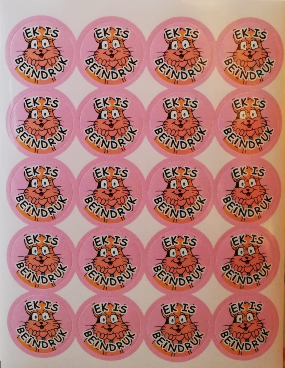 Stickers - Ek is Beindruk