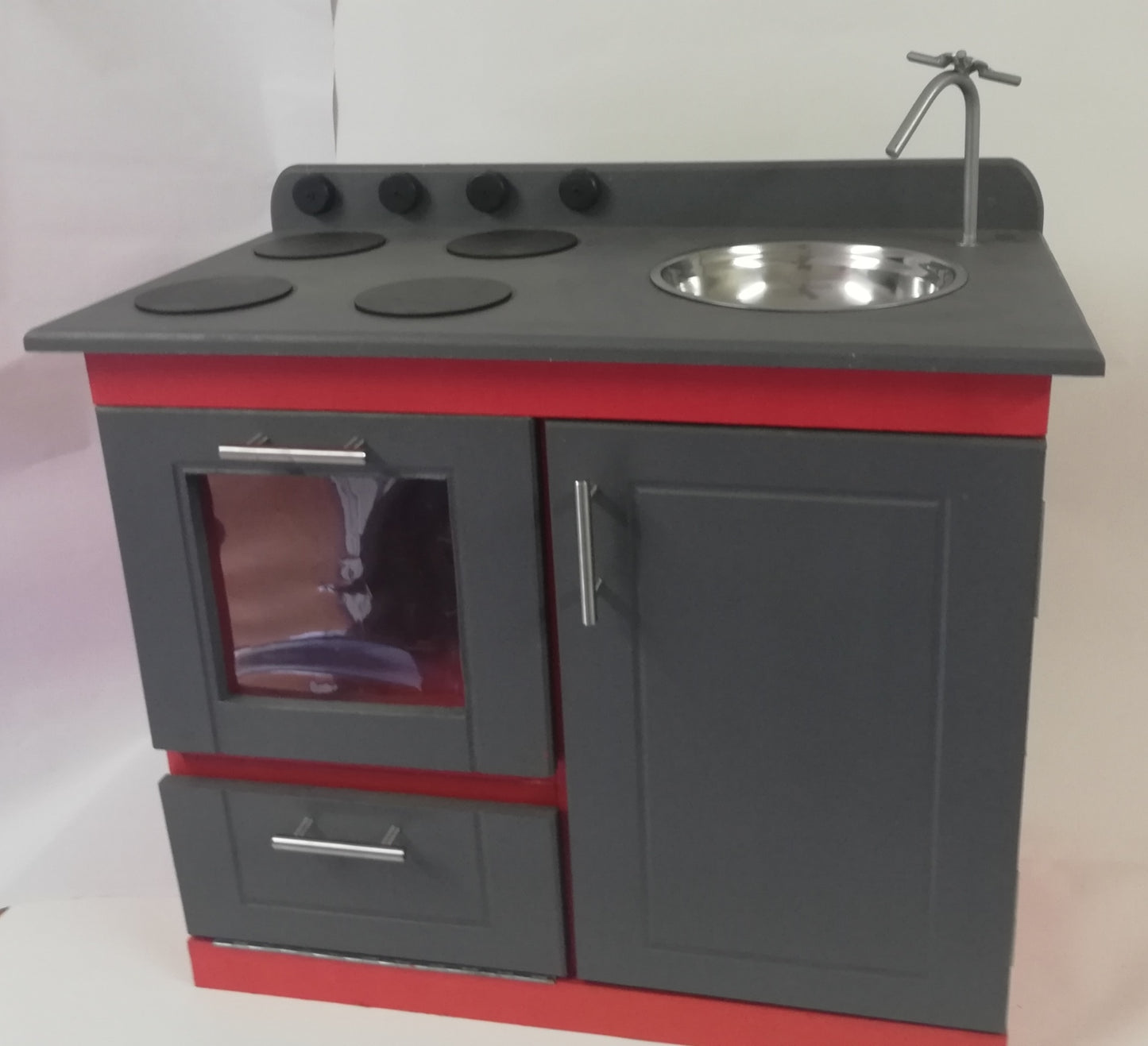 Kitchen Wooden Stove Sink Kitchen Combo - Edunation South Africa