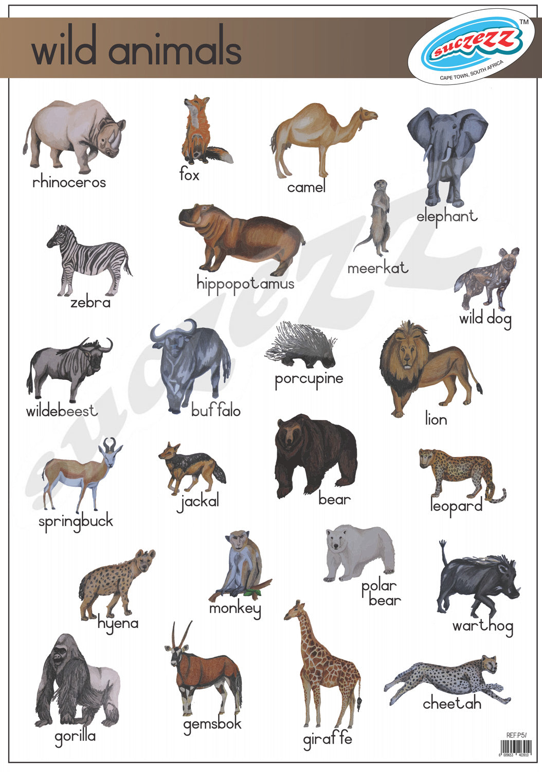 Poster - Wild Animals – Edunation