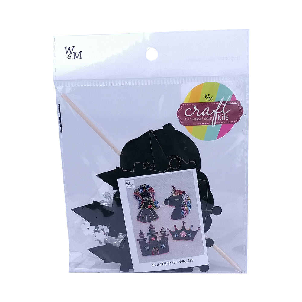 Craft Kit Scratch Paper Princess