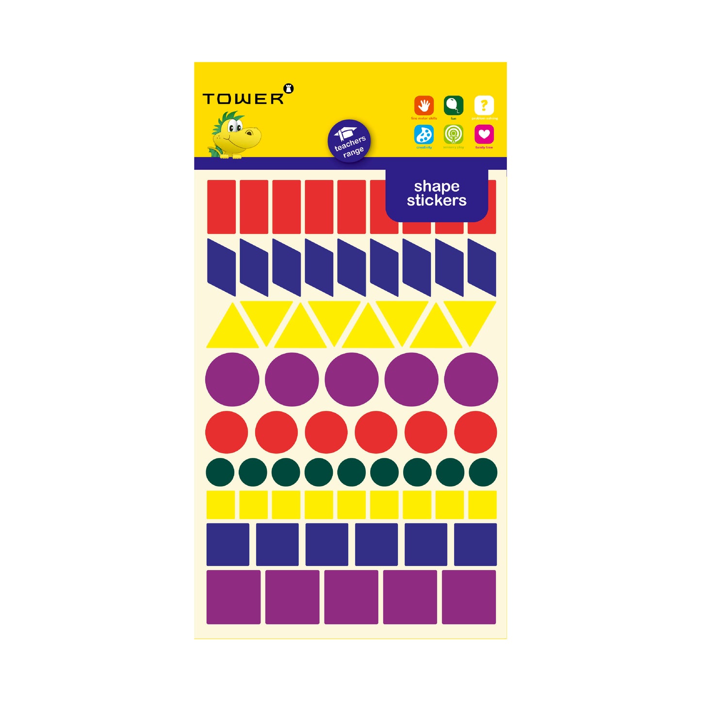 Stickers - Shapes - 132's Edunation South Africa Teacher Tools