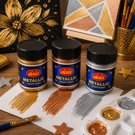 Collection image for: Metallic Colours Craft Paint