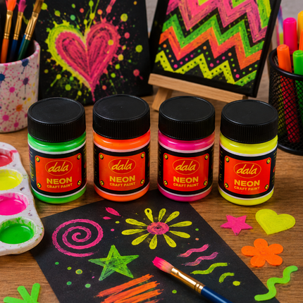 Collection image for: Neon Colours Craft Paint