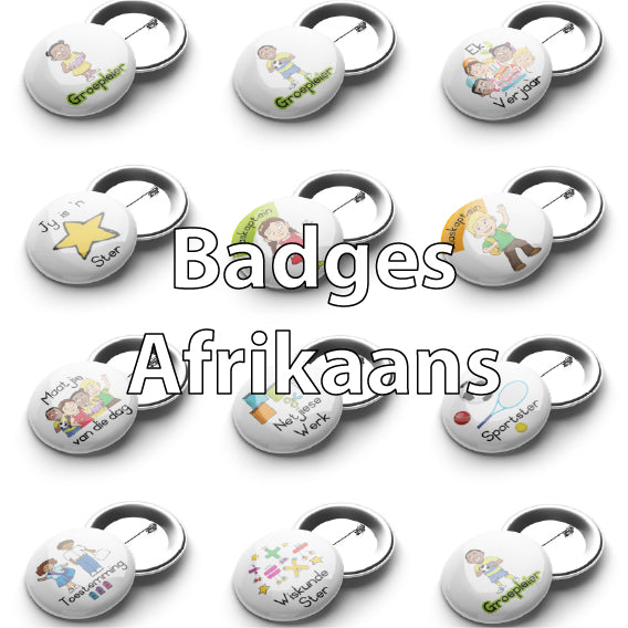 Badges Afrikaans