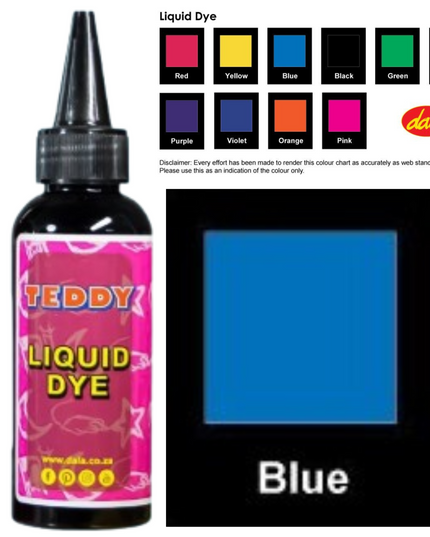 Liquid Dye 100ml Blue