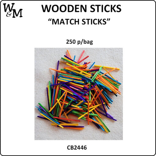 Wooden Match Sticks Assorted 250's