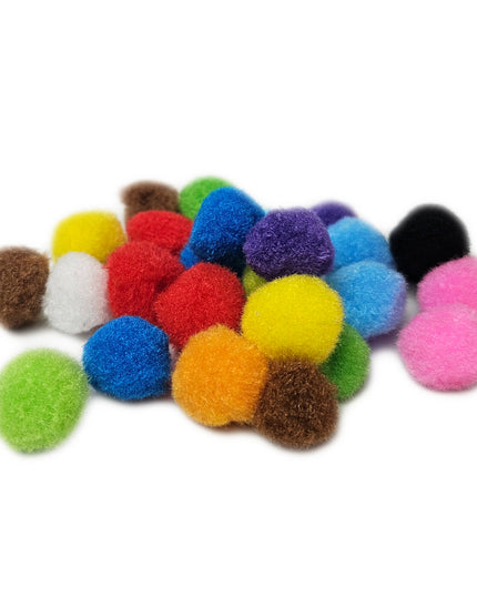 Pom Poms 20mm 25's Assorted