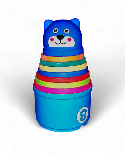 Stacking Cups 9's Assorted colours