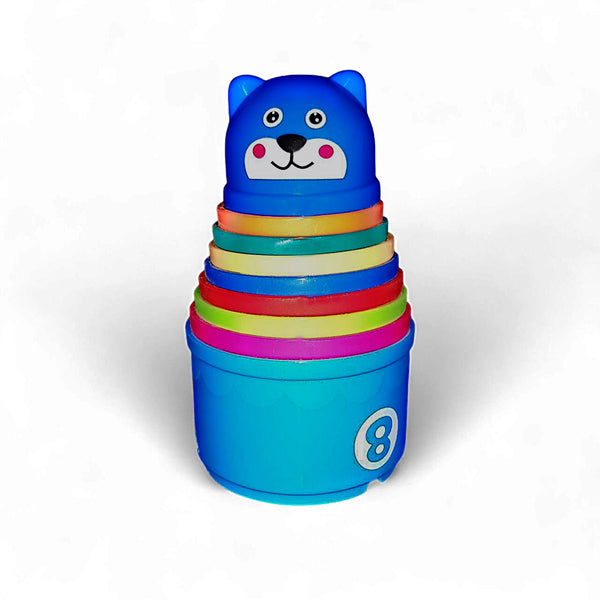 Stacking Cups 9's Assorted colours